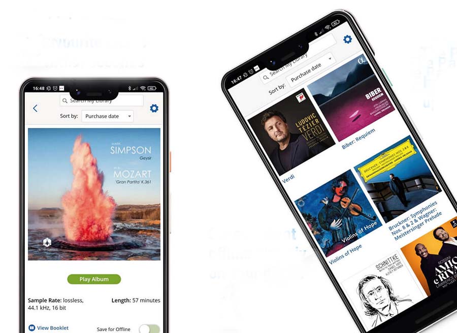 Presto Music Mobile App For Jazz And Classical music