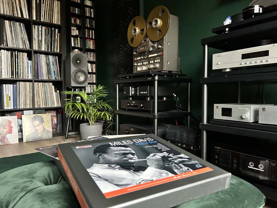 Miles Davis reel to reel and system