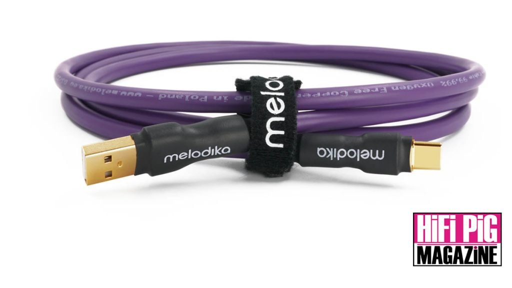 Melodika MDUAC Purple Rain USB A To C DAC Cable