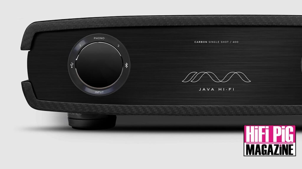 JAVA CARBON Pre And Power Amplifiers hifi news