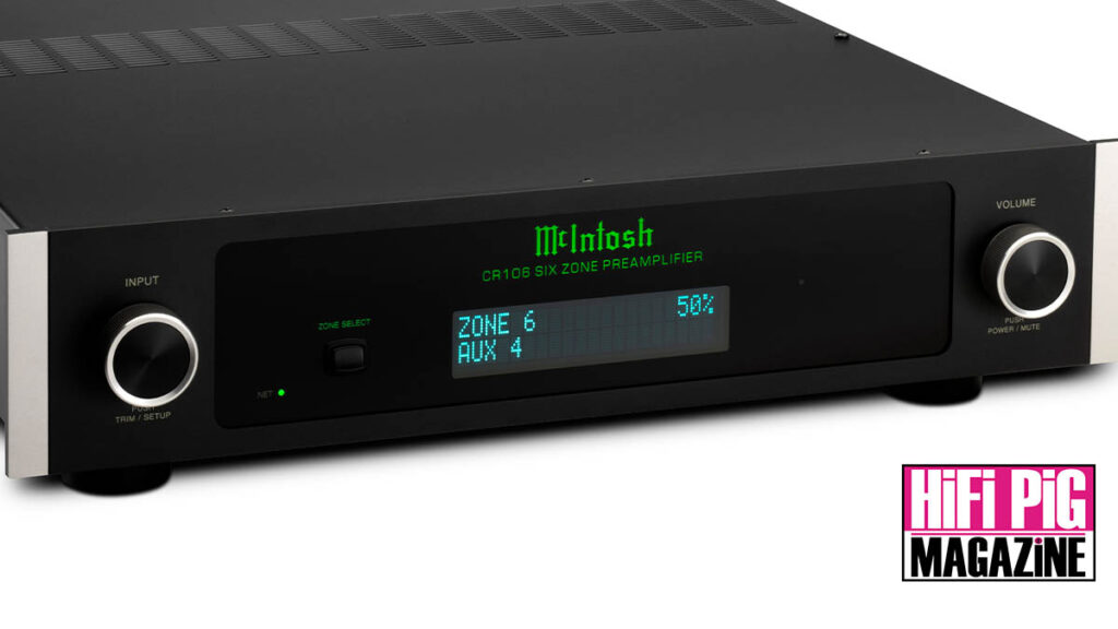 McIntosh CR106 6-Zone Preamplifier / Audio Matrix hifi news