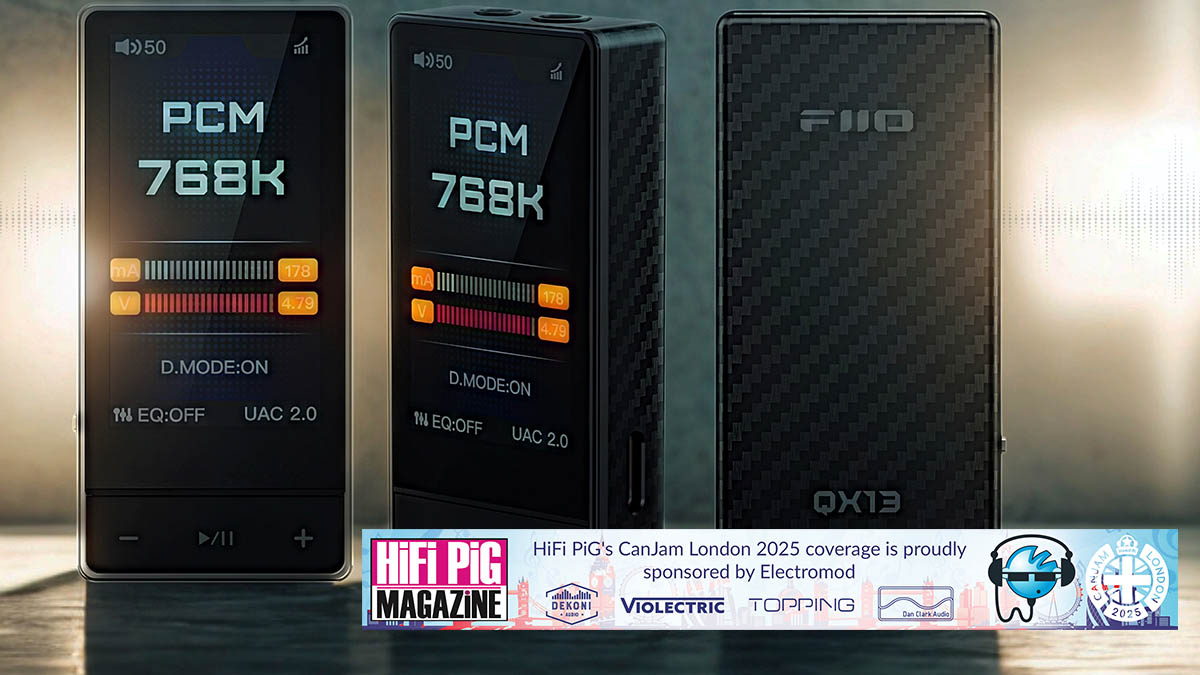 FiiO QX13 Carbon Fibre DAC Launches At CanJam London 2025 – Hifi Pig