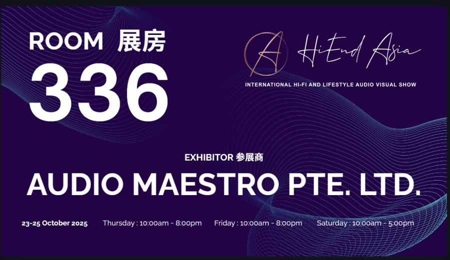 Audio Maestro Presents Audio Group Denmark At Hi End Asia Singapore 2025