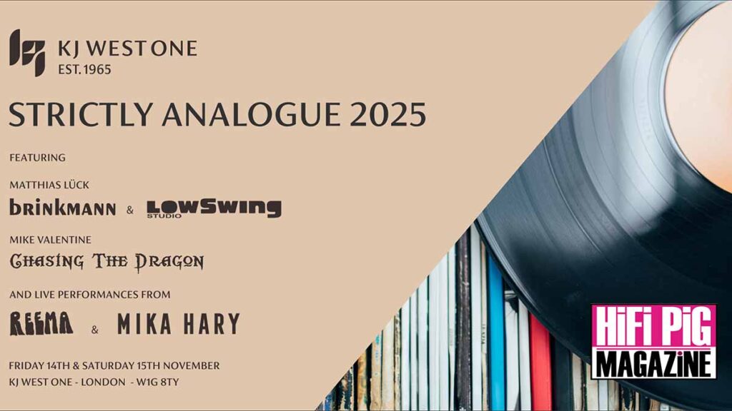 KJ West One Strictly Analogue 2025 hifi news