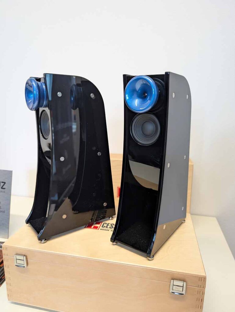 Tune Three dual mono power amplifier alongside the Tune Two preamplifier.