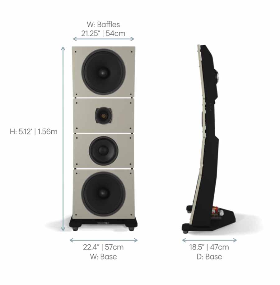 PureAudioProject Quartet15 Open-Baffle Loudspeakers