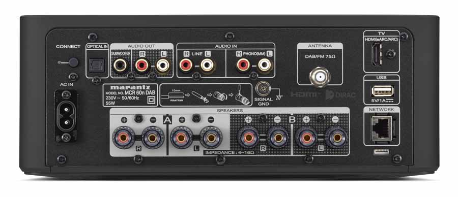 Marantz MCR 60n Compact All-In-One HiFi System