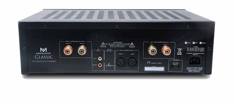 Manunta Classic Preamplifier And Manunta Classic Power Amplifier
