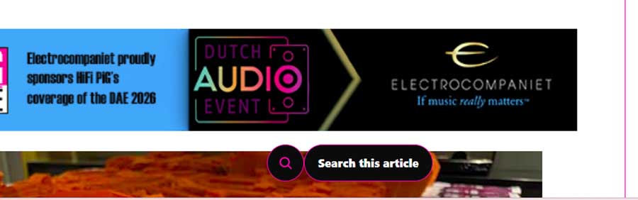 New Search This Article Function On HiFi PiG